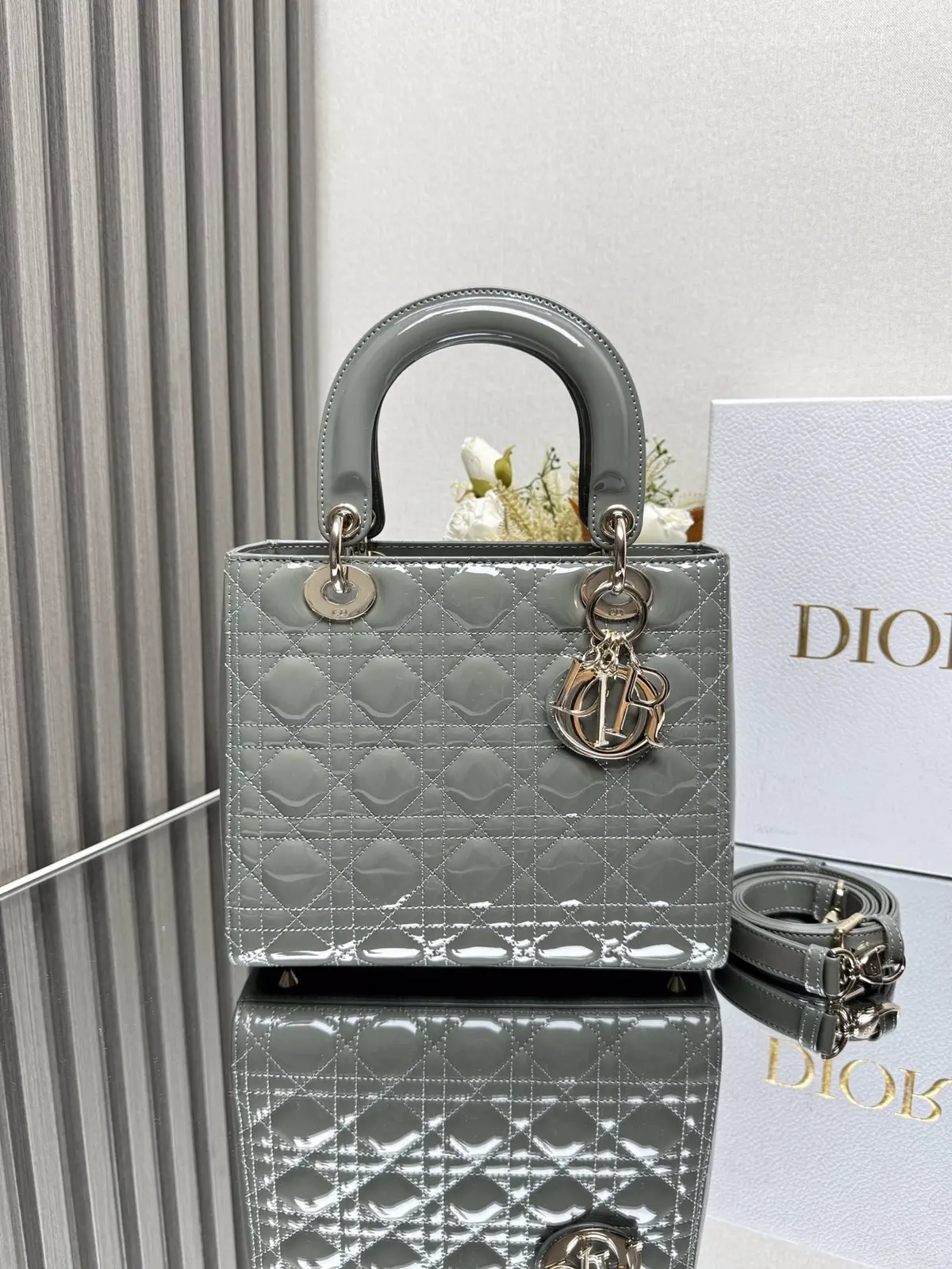 Dior Quilted Top Handle Bag image 1