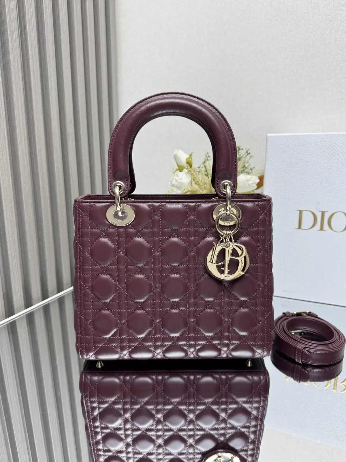 Dior Quilted Top Handle Bag image 1
