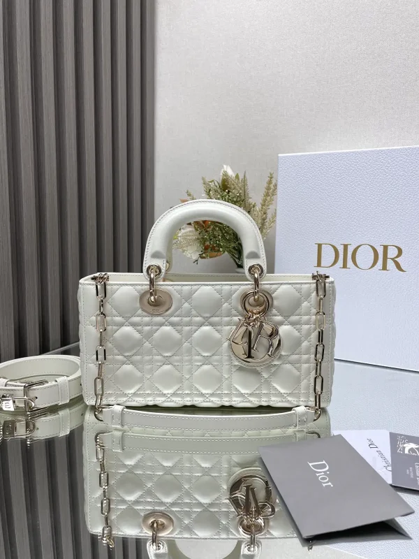 Dior Lady D-Joy Quilted Top Handle Bag image 1