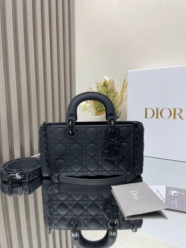 Dior Lady D-Joy Quilted Top Handle Bag image 1