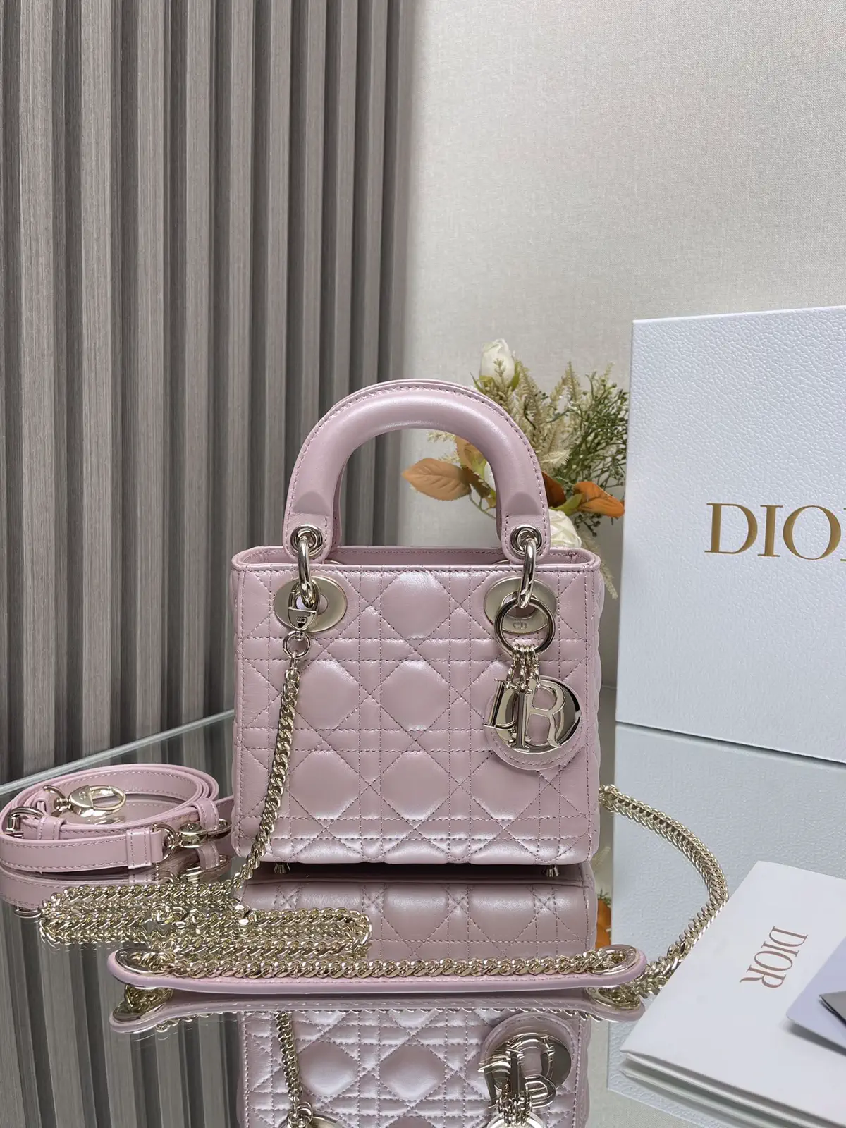Dior Quilted Top Handle Bag image 1