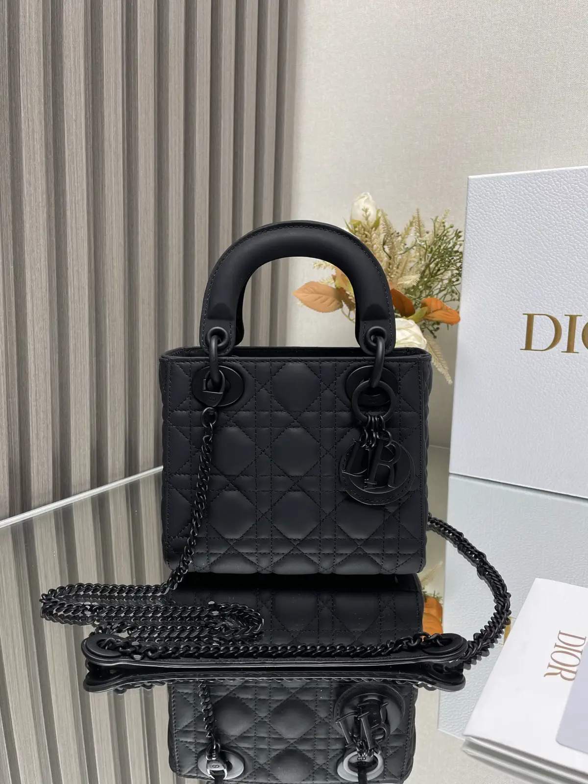 Dior Quilted Top Handle Bag image 1