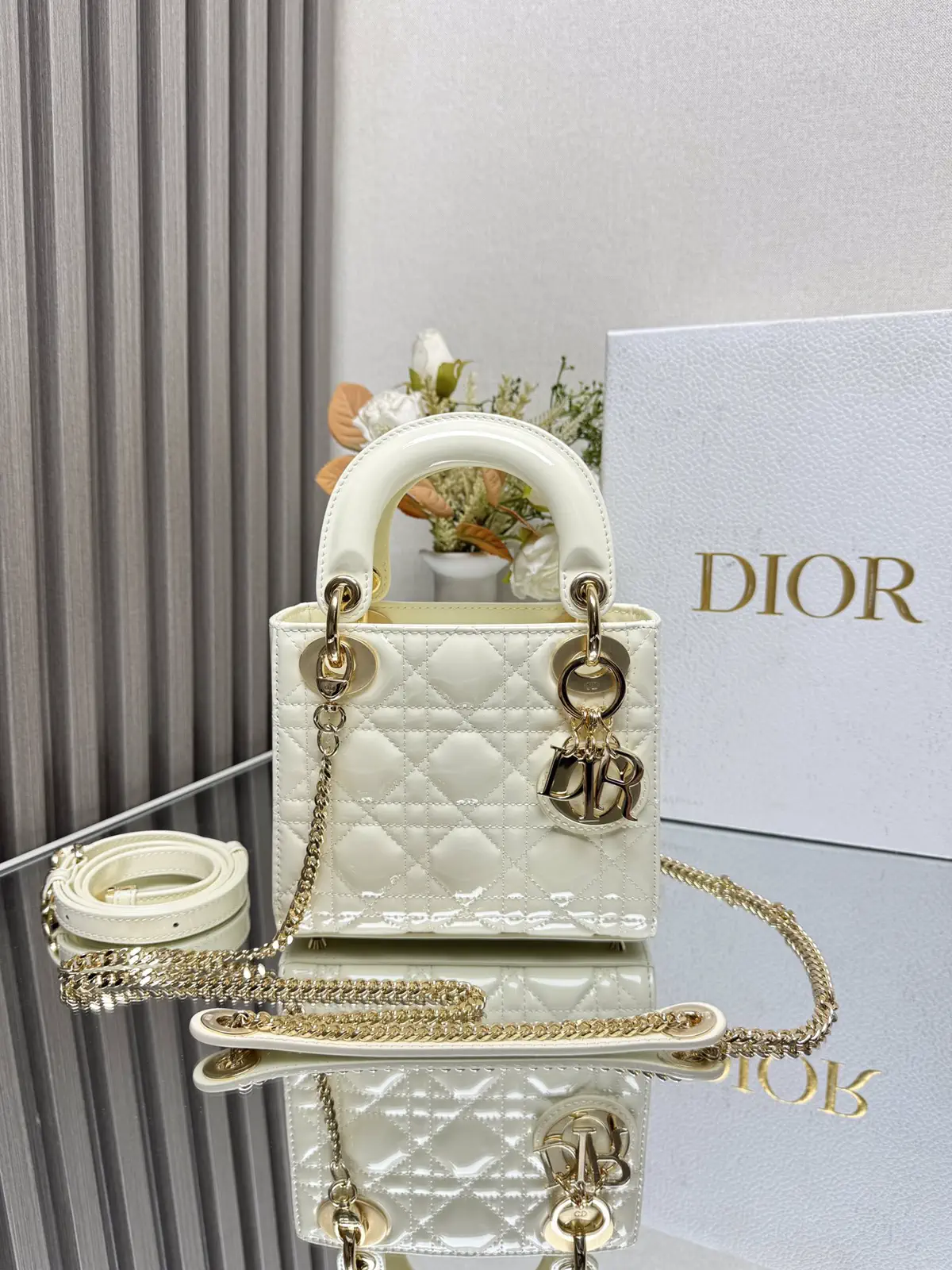 Dior Quilted Top Handle Bag image 1