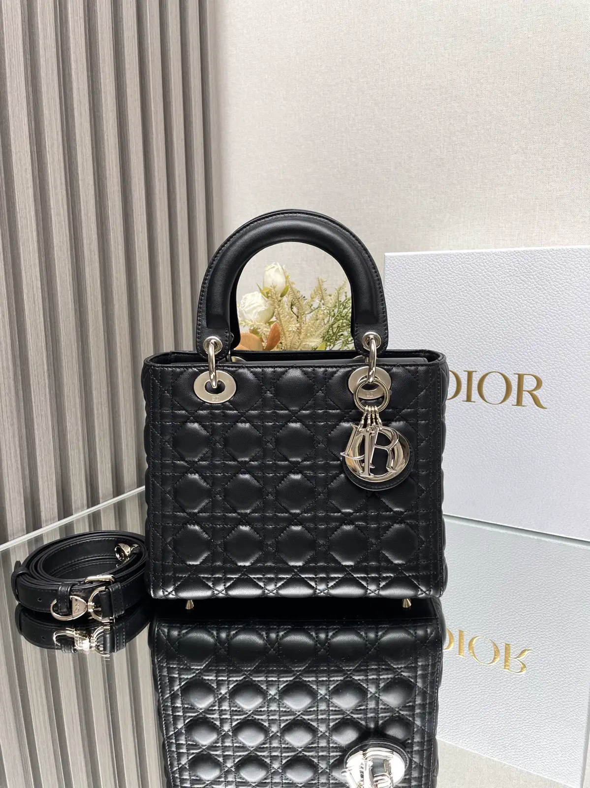 Dior Quilted Top Handle Bag image 1