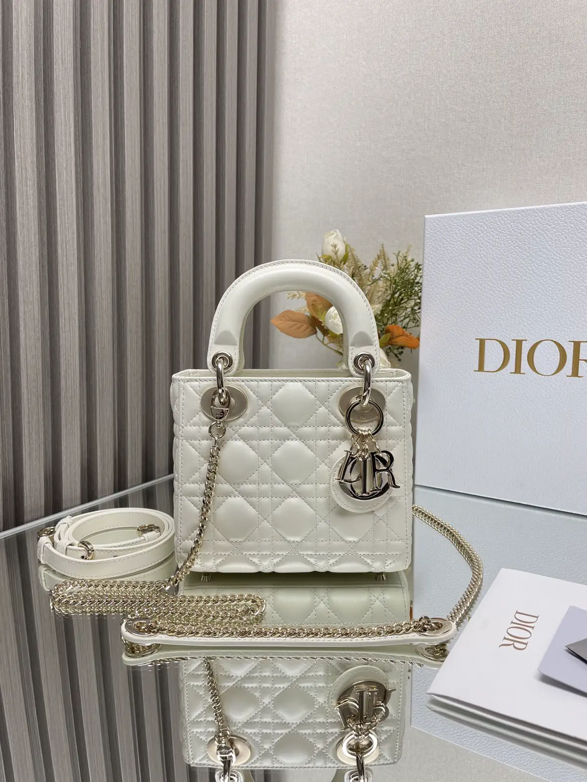 Dior Quilted Top Handle Bag image 1