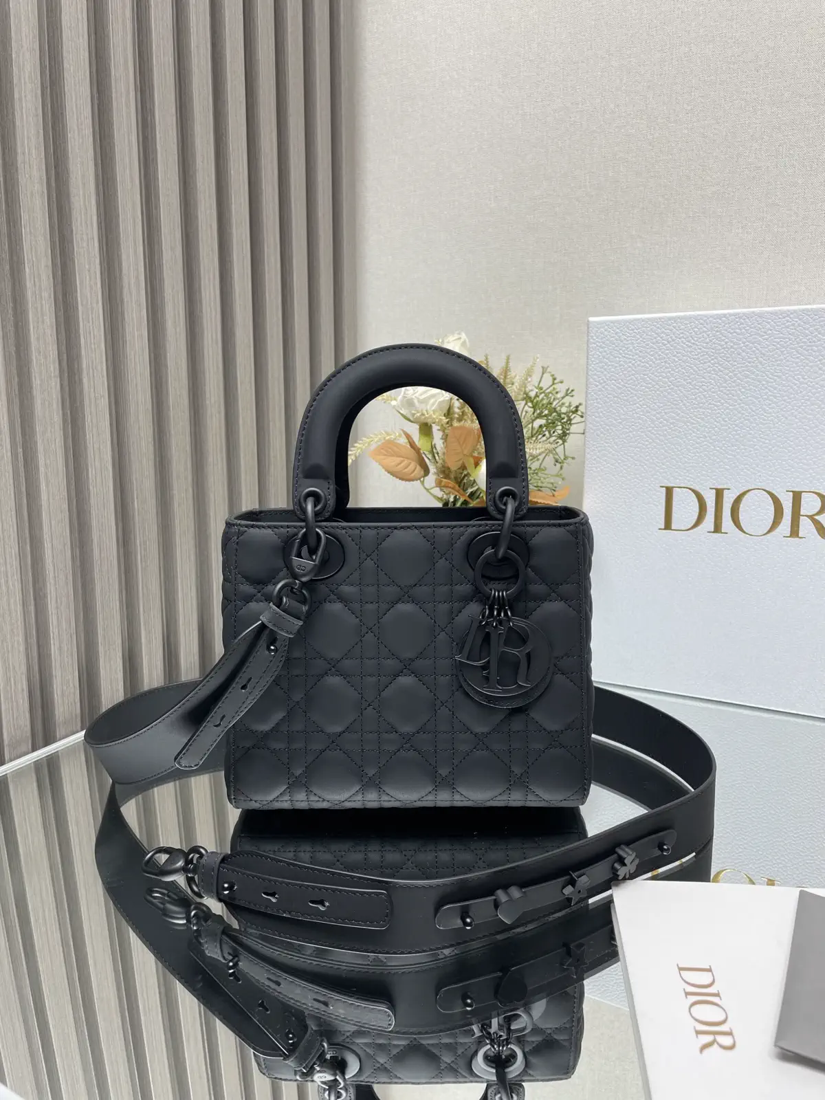 Dior Quilted Top Handle Bag image 1