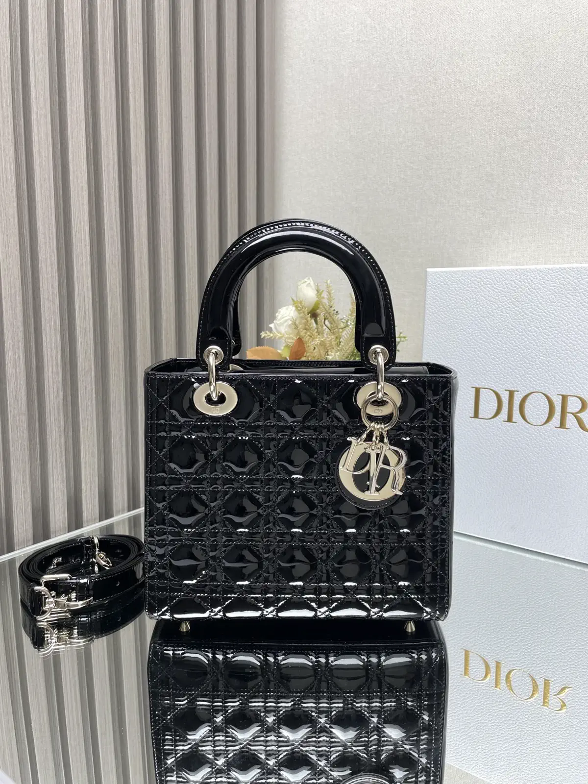 Dior Quilted Top Handle Bag image 1