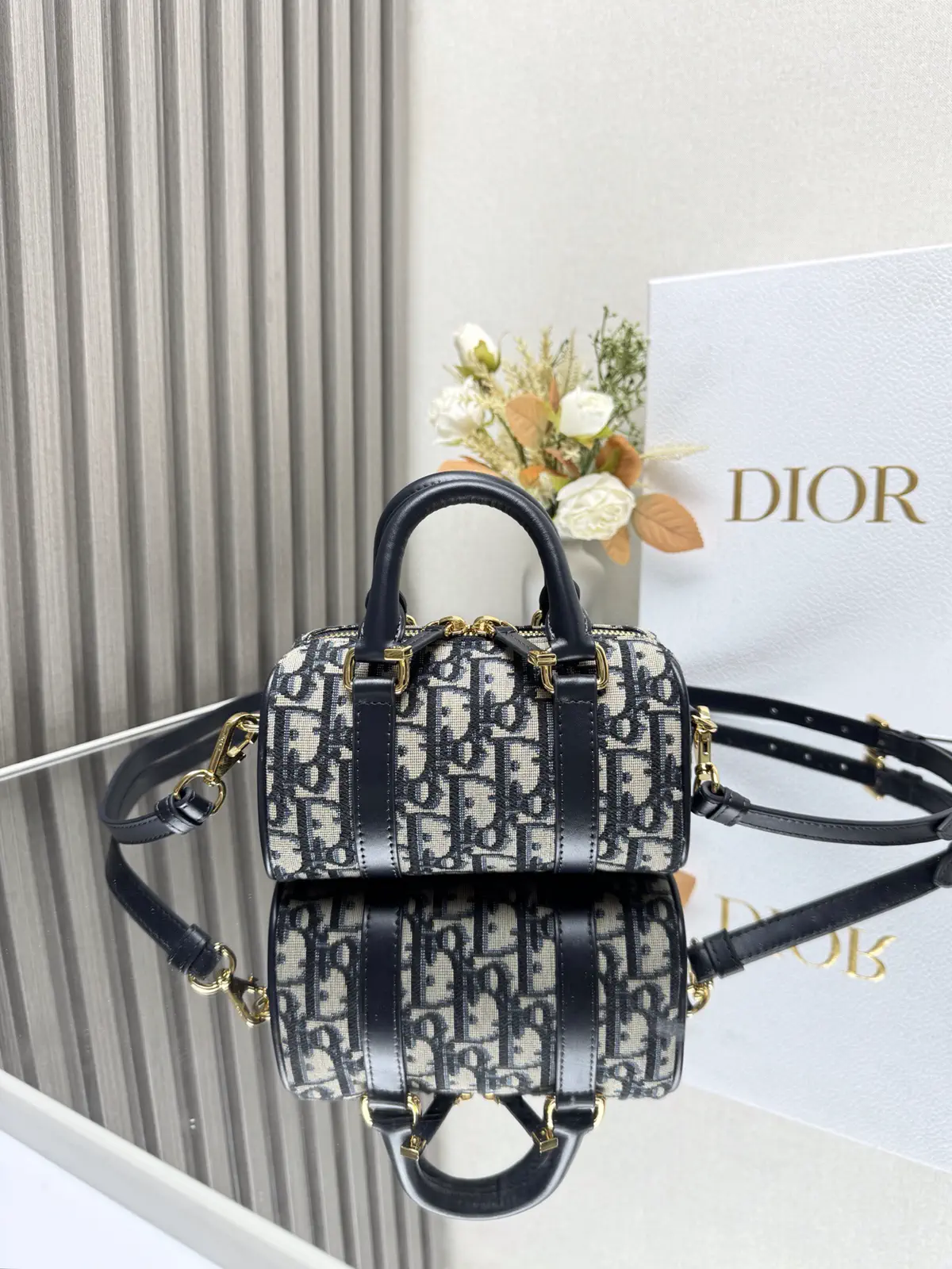 Dior Monogram Mini Top Handle Bag image 1