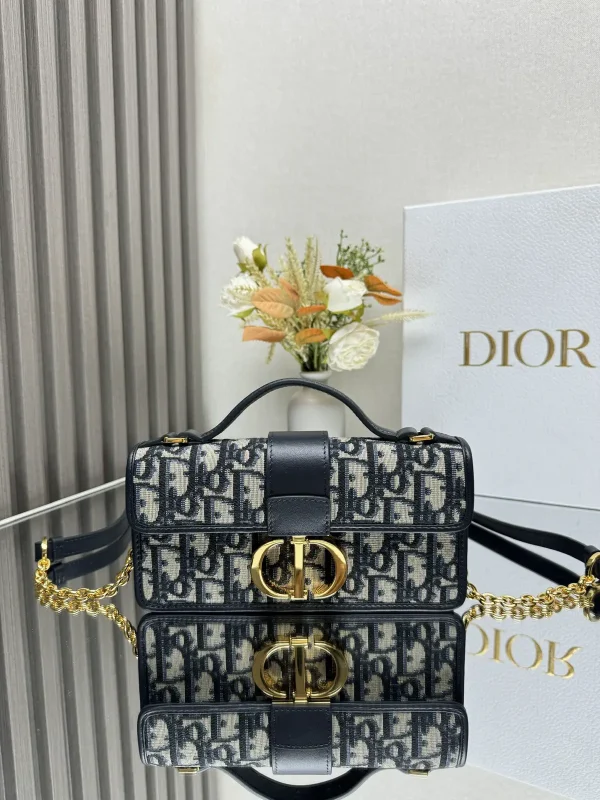 Dior Monogram Top Handle Crossbody Bag image 1