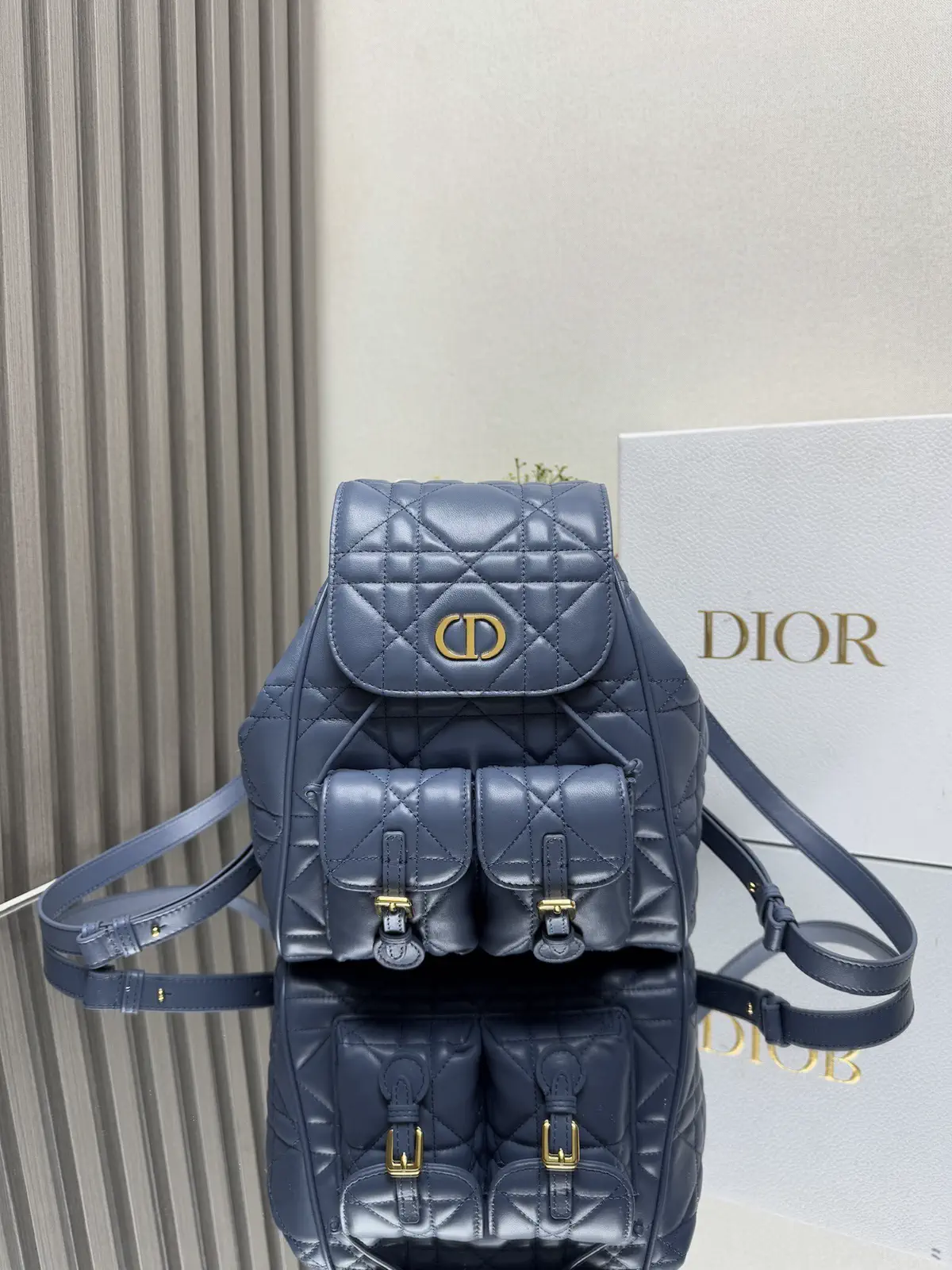 Dior Caro Quilted Backpack image 1