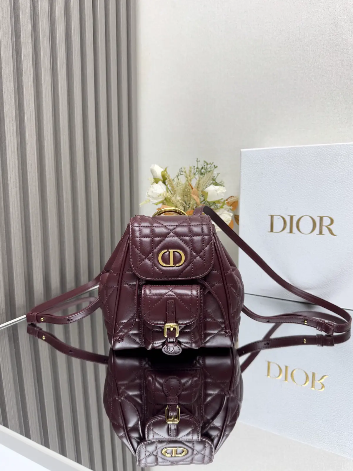 Dior Caro Quilted Backpack image 1