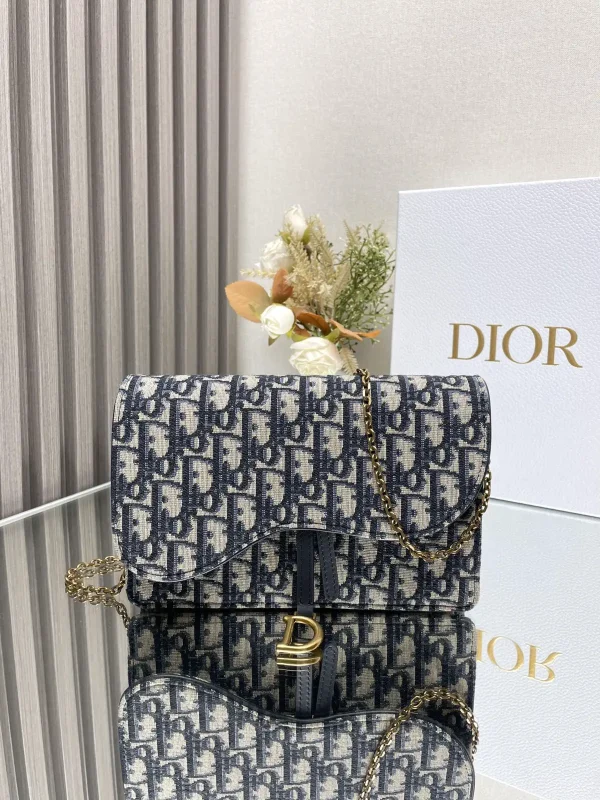 Dior Oblique Chain Crossbody Bag image 1