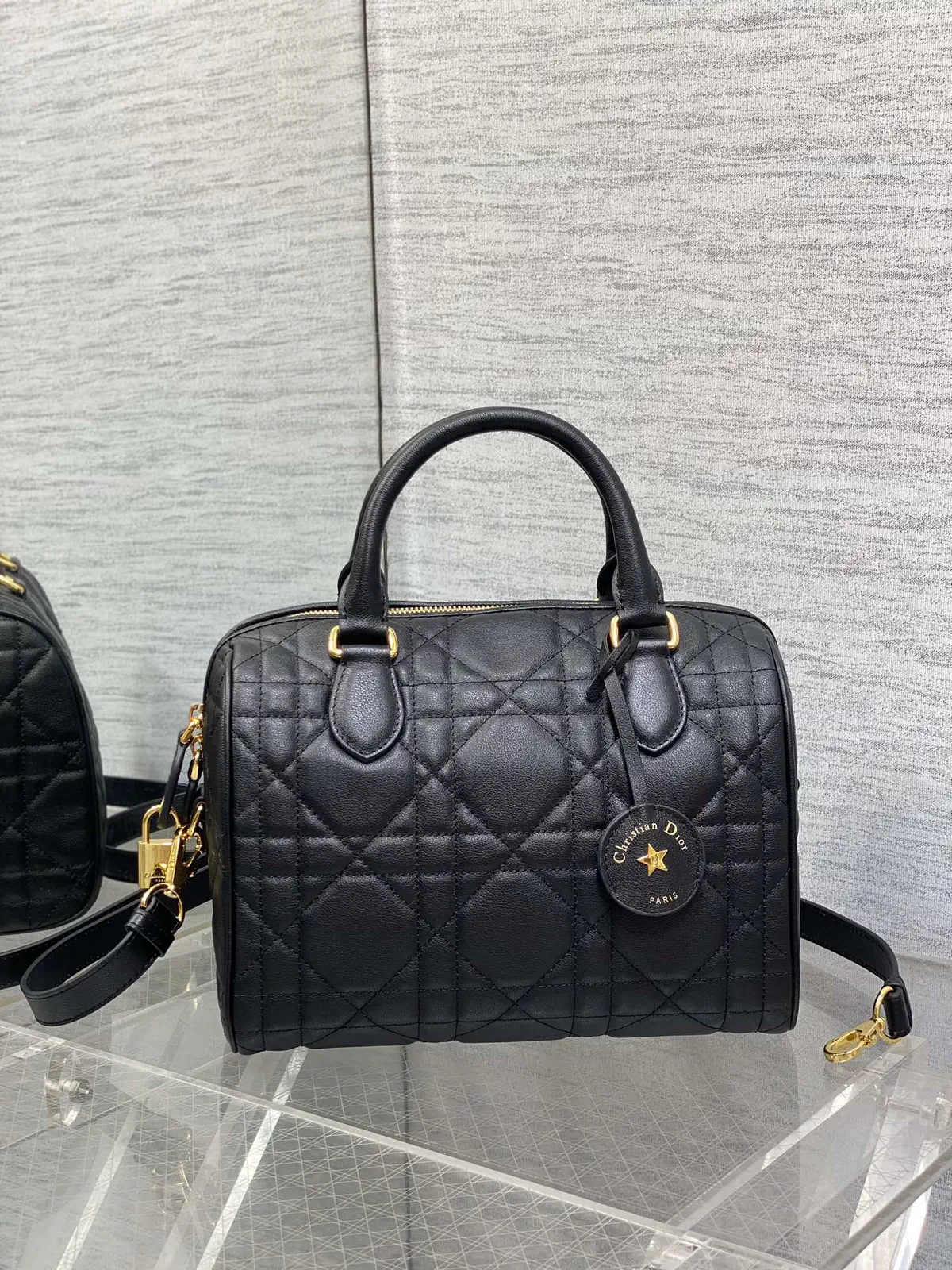 Dior Quilted Top Handle Bag image 1