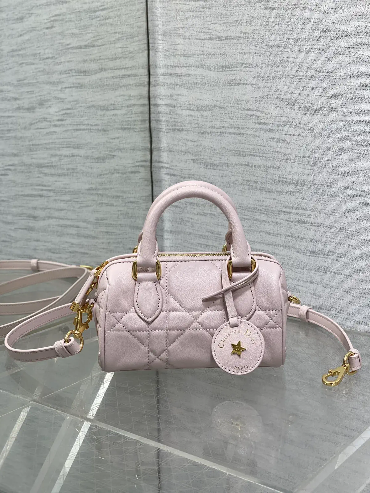 Dior Quilted Mini Top Handle Bag image 1