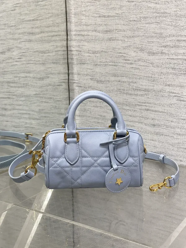 Dior Quilted Mini Boston Top Handle Bag image 1