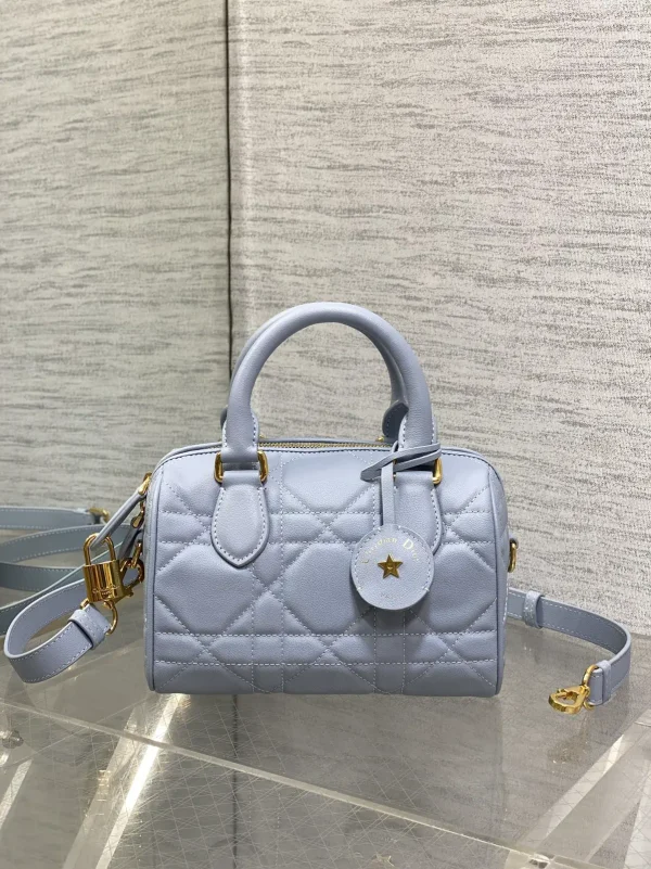 Dior Quilted Mini Boston Top Handle Bag image 1