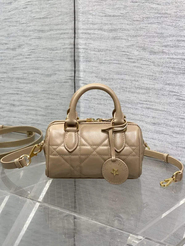 Dior Quilted Mini Boston Top Handle Bag image 1