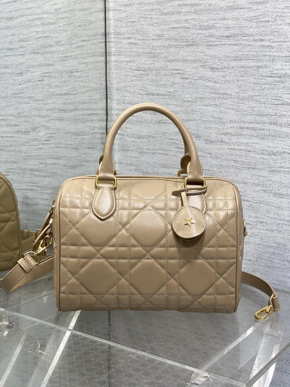 Dior Quilted Top Handle Bag image 1