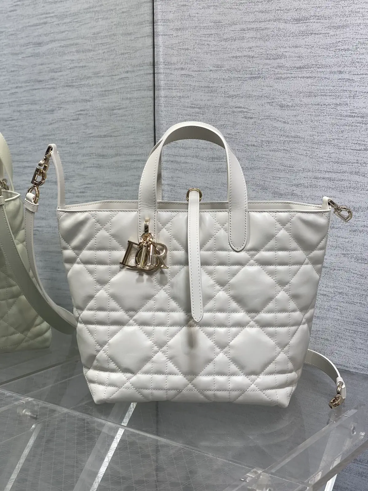 Dior Quilted Top Handle Bag image 1