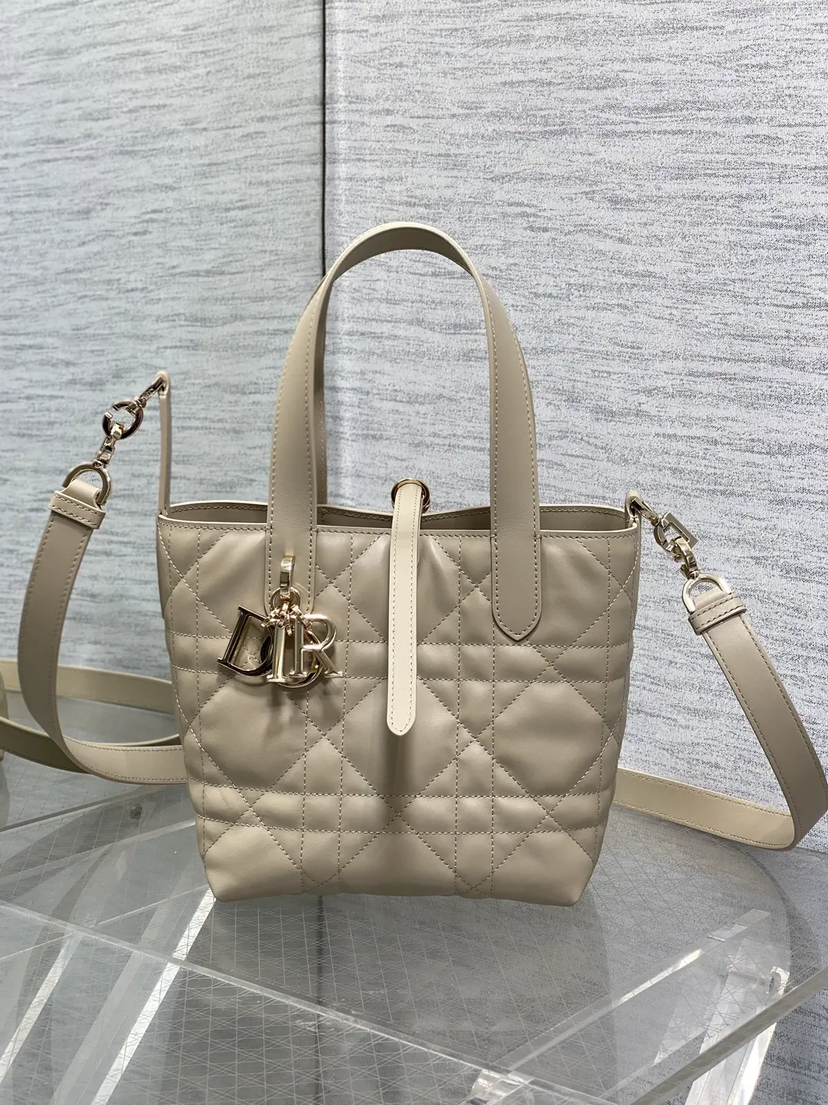 Dior Quilted Top Handle Bag image 1