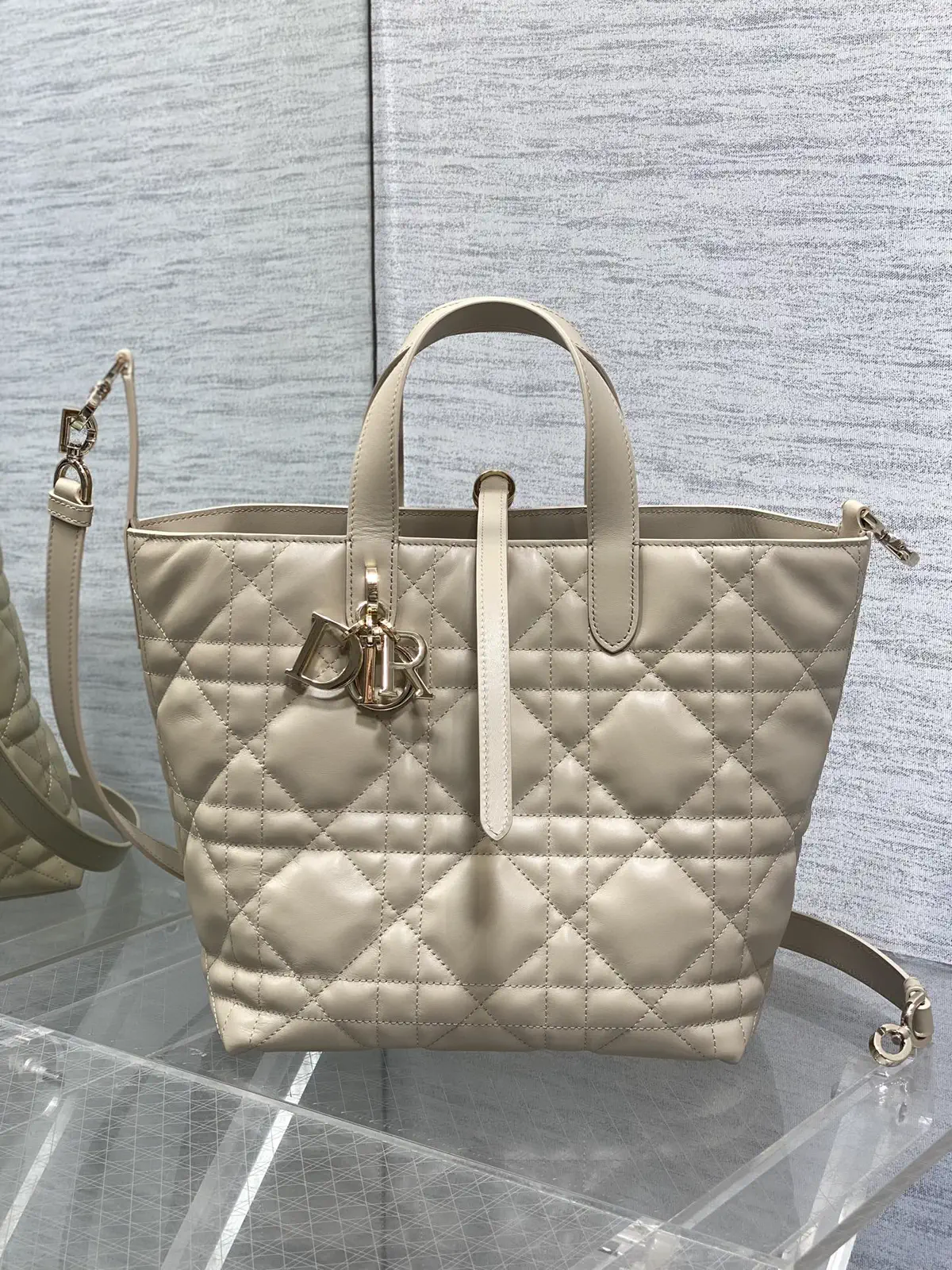 Dior Quilted Top Handle Bag image 1