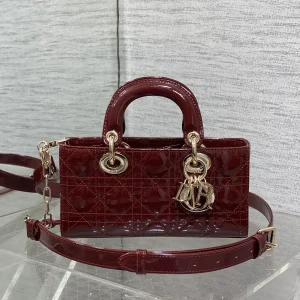 Dior Quilted Patent Top Handle Bag image 1