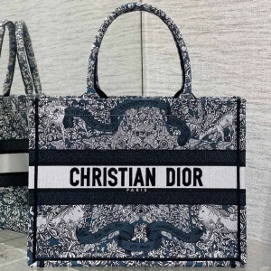 Dior Around The World Embroidered Tote Bag image 1