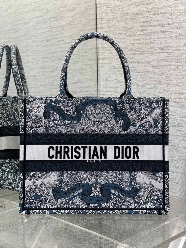 Dior Around The World Embroidered Tote Bag image 1