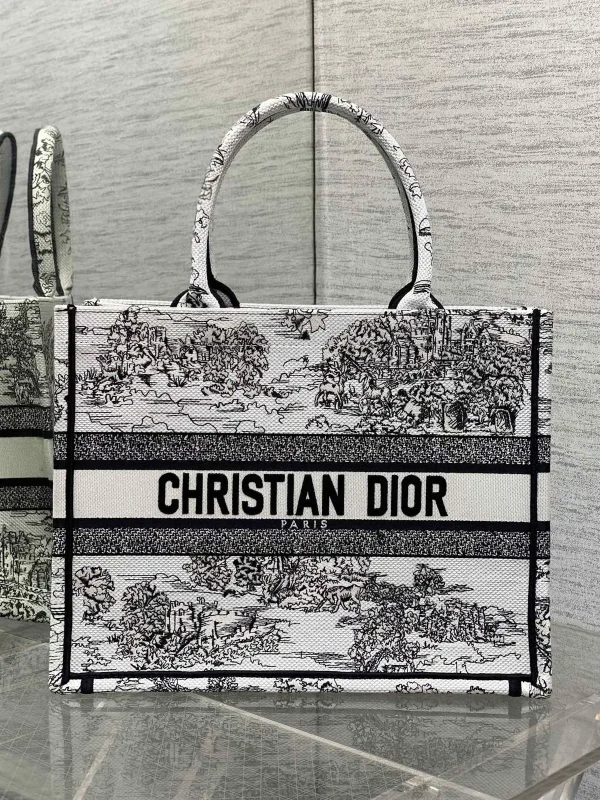 Dior Around The World Pattern Tote Bag image 1