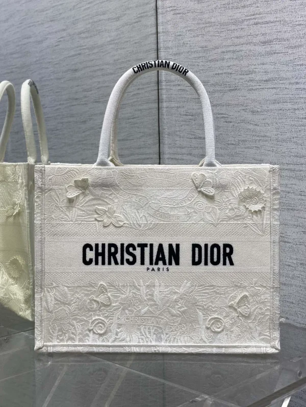 Dior Embroidered Tote Bag image 1