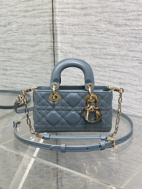 Dior D-Joy Quilted Top Handle Bag image 1