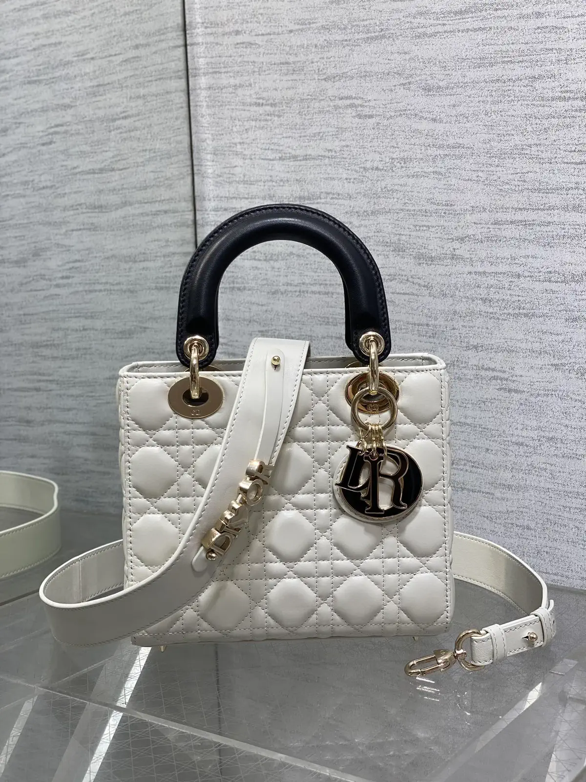 Dior Quilted Top Handle Bag image 1