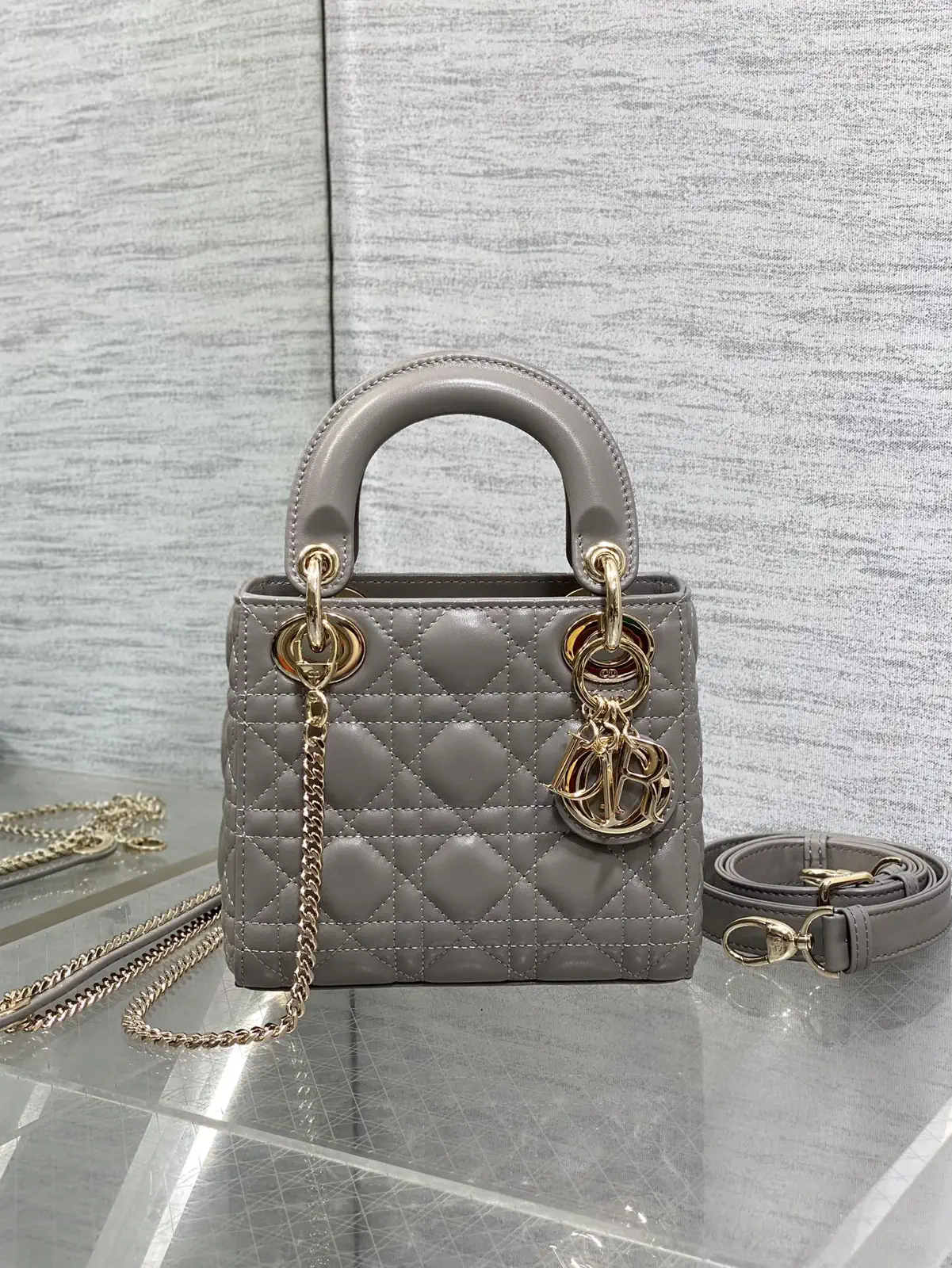 Dior Quilted Mini Top Handle Bag image 1