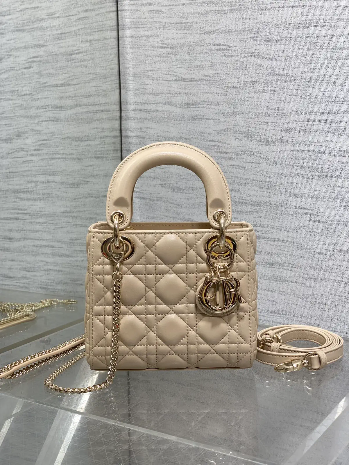 Dior Quilted Top Handle Bag image 1
