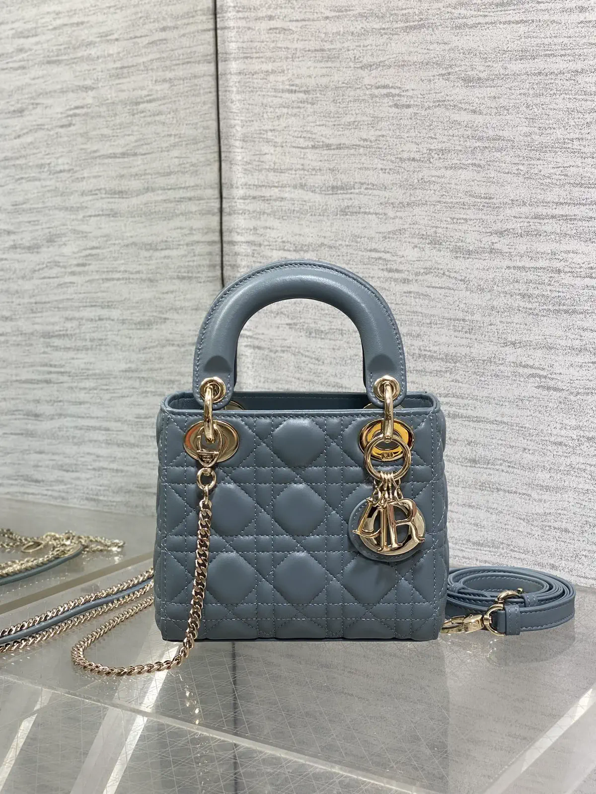 Dior Quilted Mini Top Handle Bag image 1