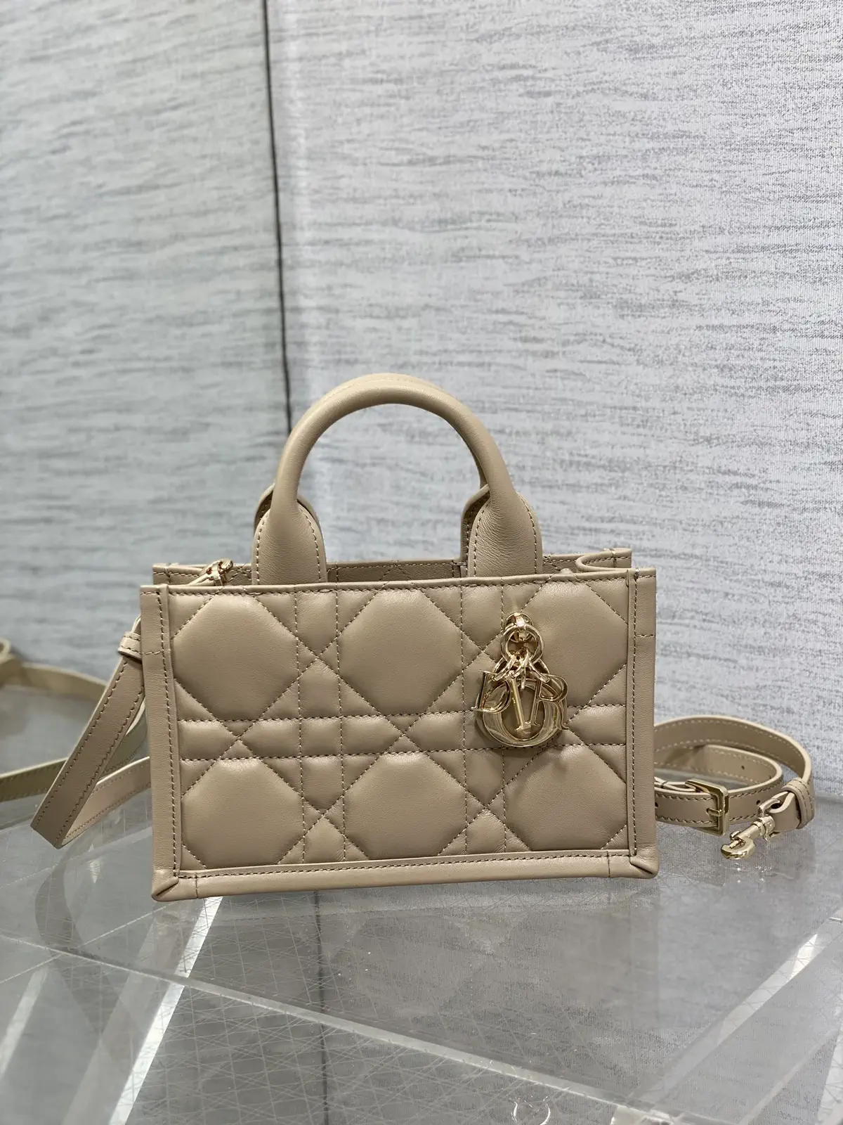 Dior Quilted Mini Top Handle Bag image 1