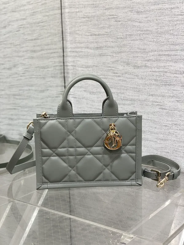 Dior Quilted Mini Top Handle Tote Bag image 1