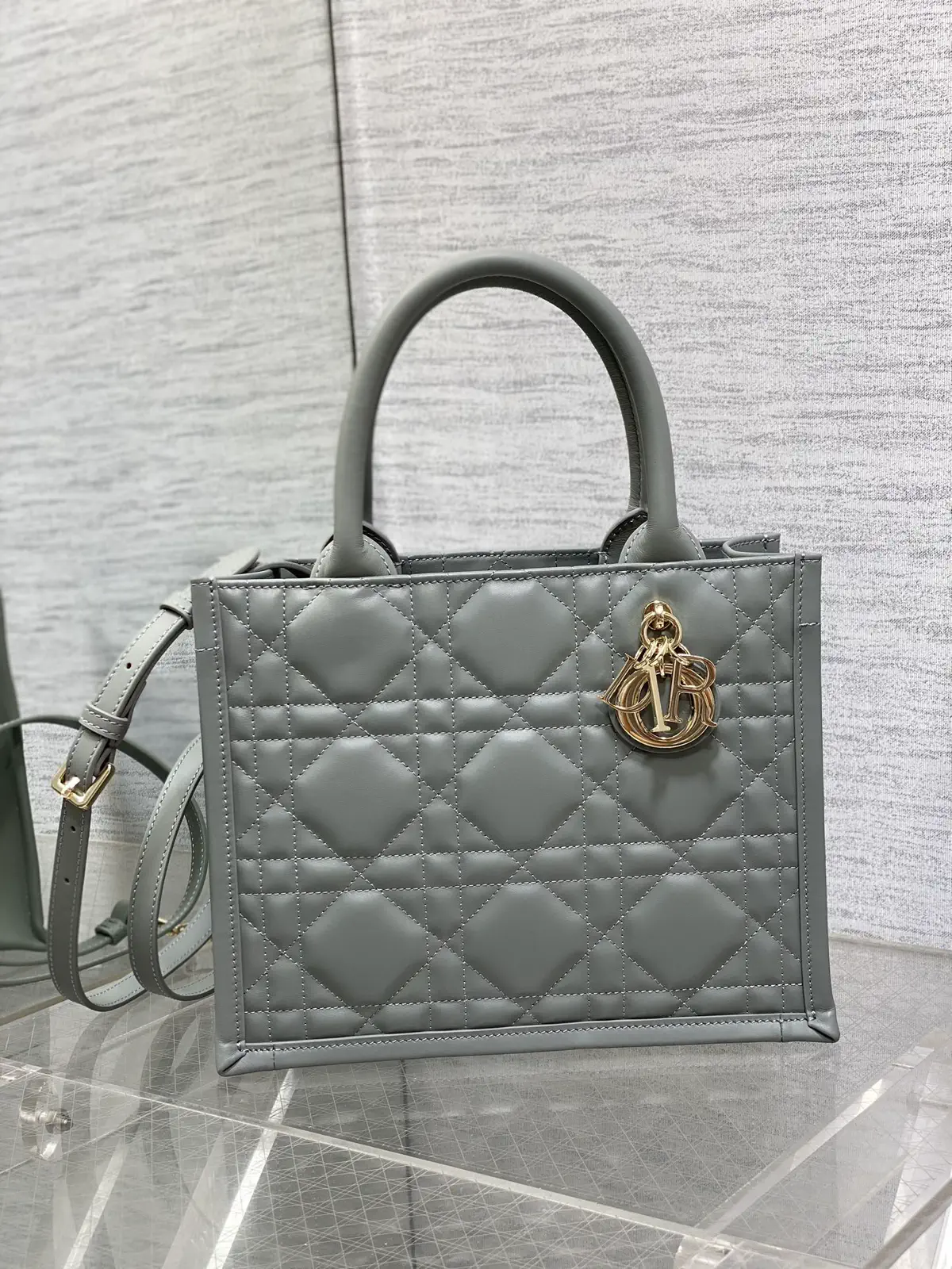 Dior Quilted Tote Bag image 1