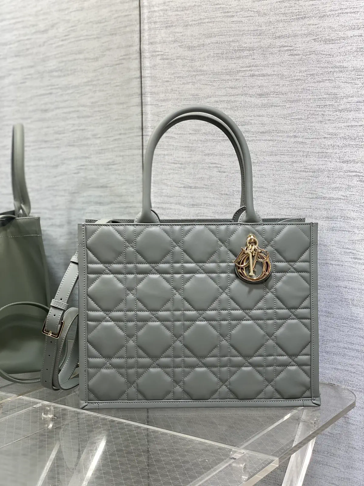 Dior Quilted Tote Bag image 1