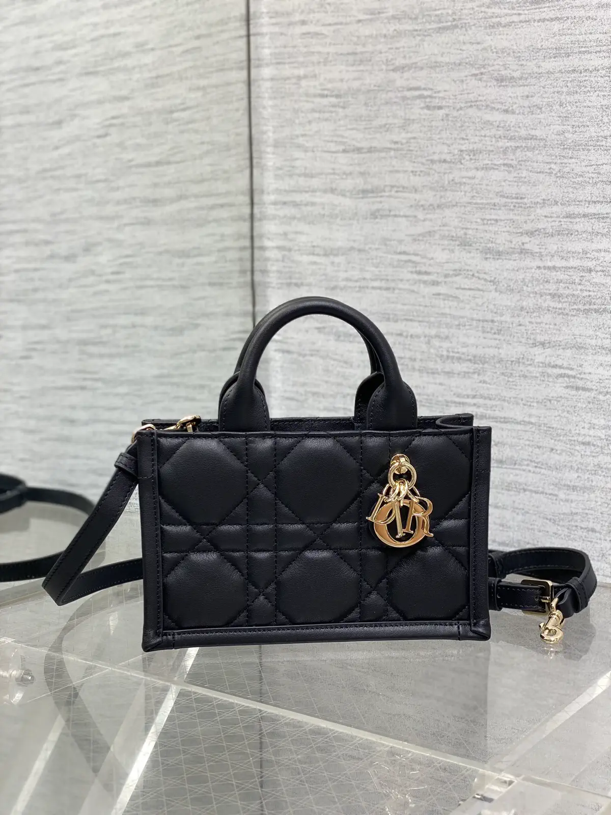 Dior Mini Quilted Top Handle Bag image 1