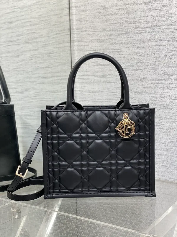Dior Quilted Leather Tote Bag image 1