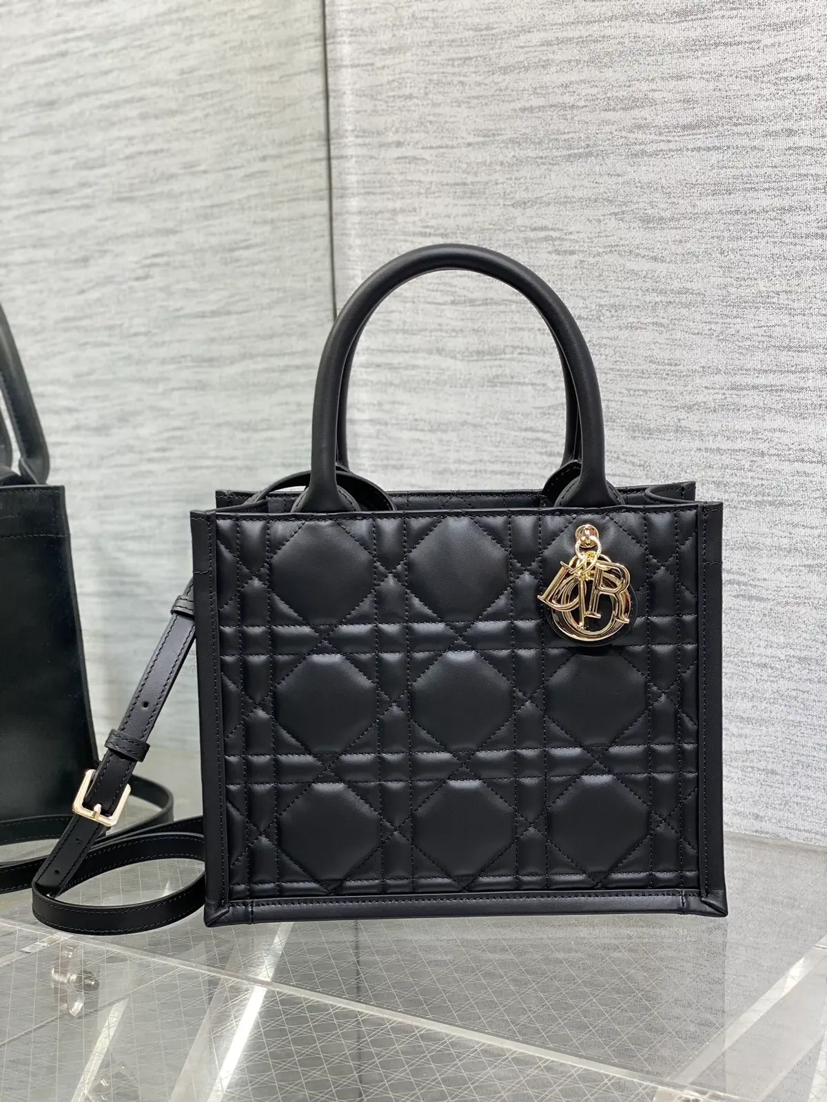 Dior Quilted Leather Tote Bag image 1