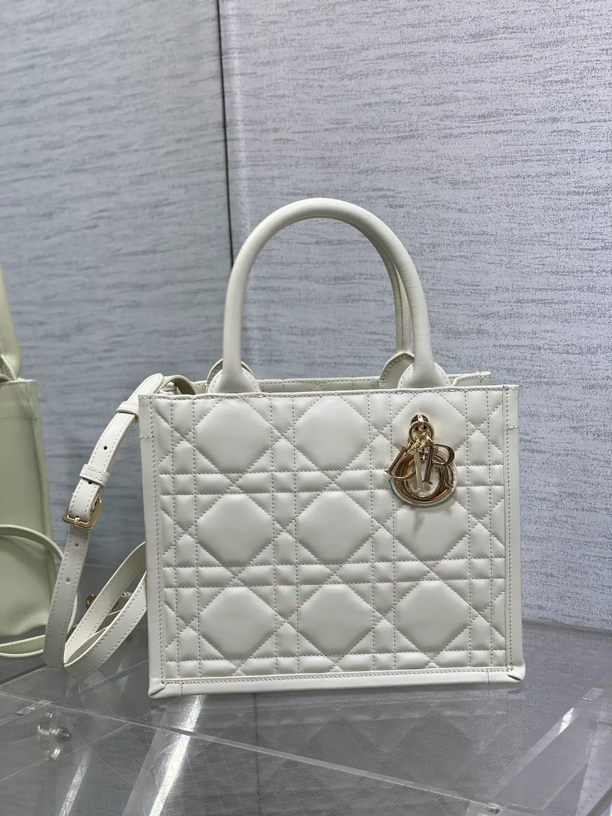 Dior Quilted Tote Bag image 1