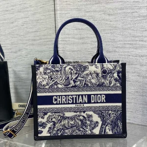 Dior Animal Embroidered Tote Bag image 1