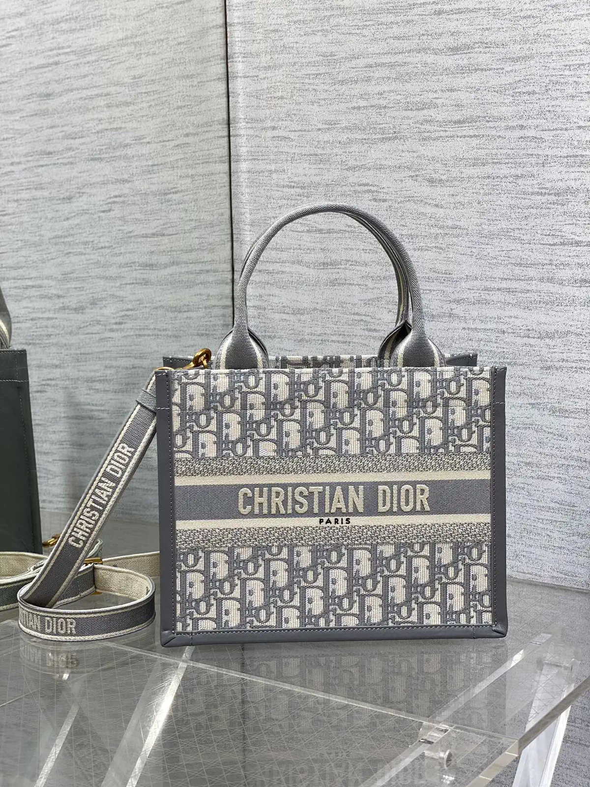 Dior Monogram Tote Bag image 1