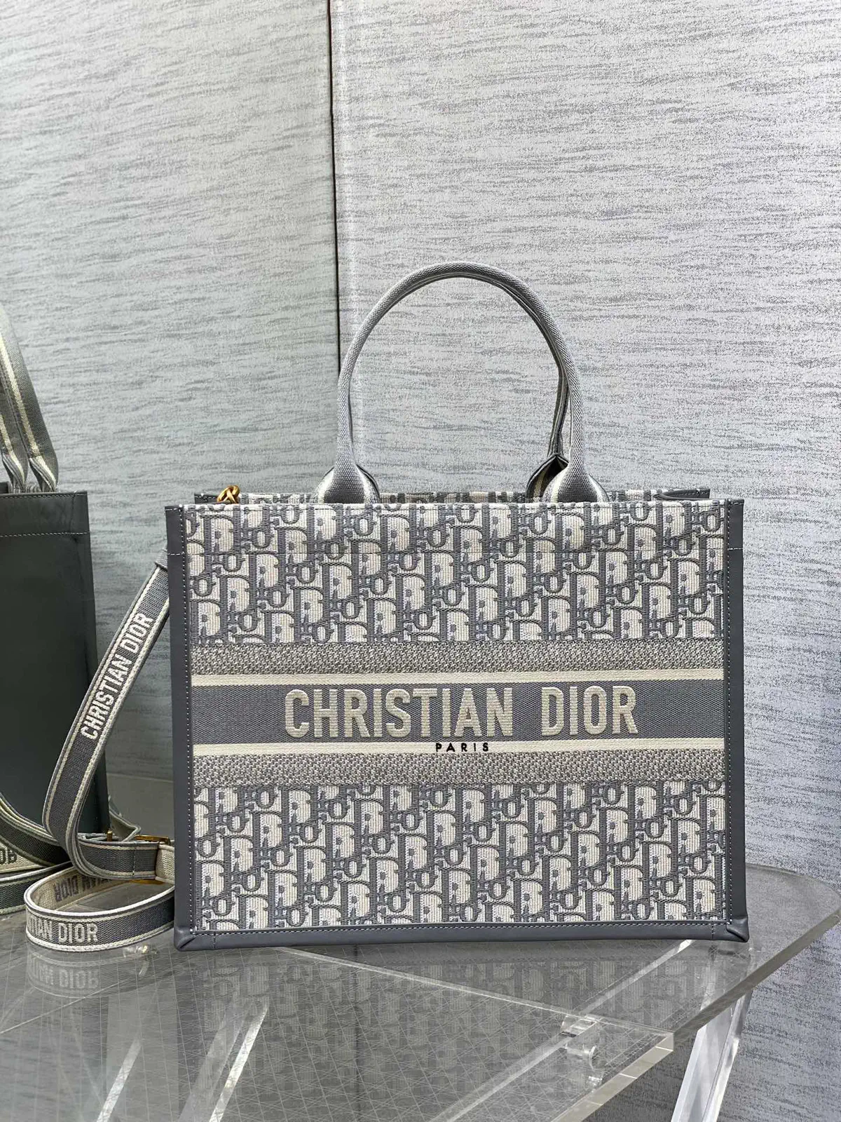 Dior Monogram Tote Bag image 1