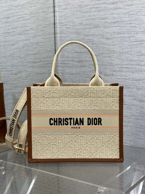 Dior Monogram Tote Bag with Detachable Strap image 1