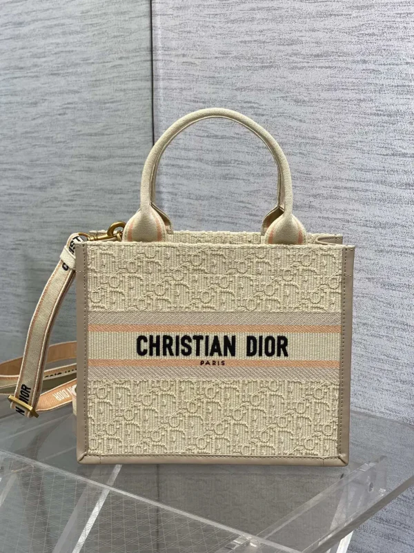 Dior Monogram Tote Bag with Detachable Strap image 1