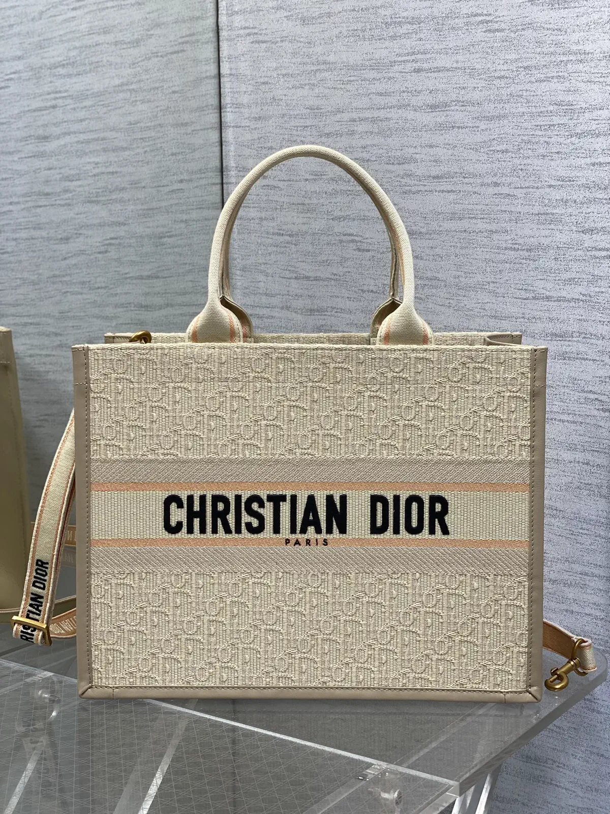 Dior Monogram Tote Bag image 1