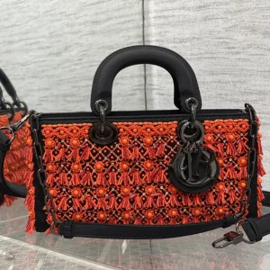 Dior Beaded Lady D-Style Top Handle Bag image 1